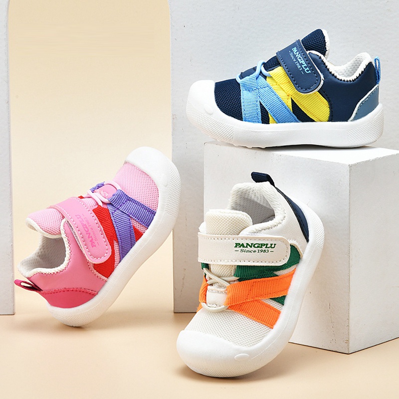 Giày Sneaker Chống Trượt Siêu Nhẹ Thoáng Khí Thời Trang Cho Bé 1-3 Tuổi