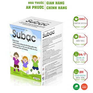 Cốm Subạc  ⚡ CAM KẾT CHẤT LƯỢNG ⚡Tăng Cường Sức Đề Kháng Làm Lành Vết Thương(15 gói)