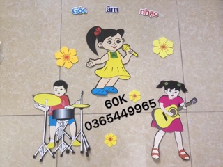 Tranh xốp góc mầm non