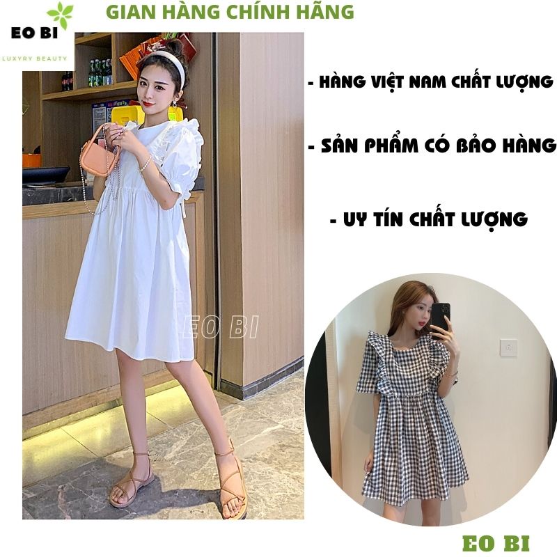 Váy babydoll đôi bạn thân kiểu dáng hàn quốc ulzzang ,đầm công chúa tiểu thư bánh bèo dễ thương -EOBI
