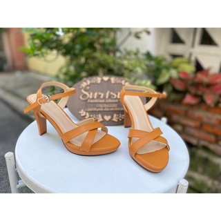 Giày sandal 10cm quai chéo surisu có mã số 9147