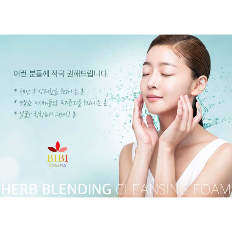 SỮA RỬA MẶT THẢO MỘC - BẠC HÀ, RAU MÁ DR.PEPTIDE+ Herb Blending 110ml
