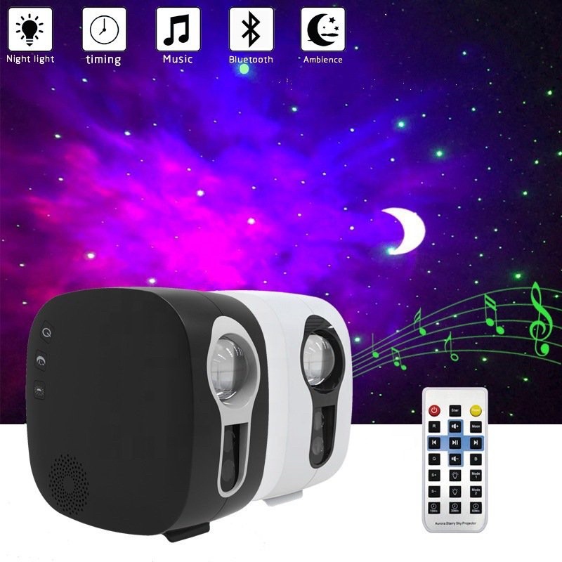 [Chính Hãng] Đèn thiên hà v2 Loa bluetooth thế hệ mới, Chiếu bầu trời sao dùng để trang trí nhà cửa + phòng bay