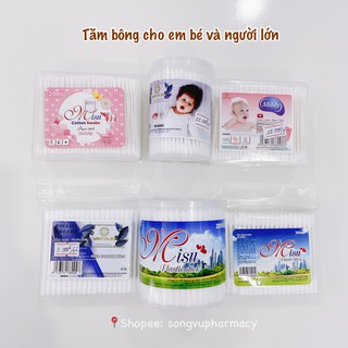 Tăm bông ngoáy tai cho bé và người lớn