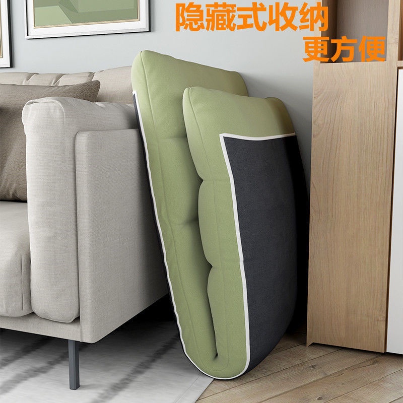 ✓✟Ghế sofa lười tatami giường tựa lưng tạo tác lười biếng ghế sofa nhỏ phòng ngủ net màu đỏ sàn ghế có thể gấp lại