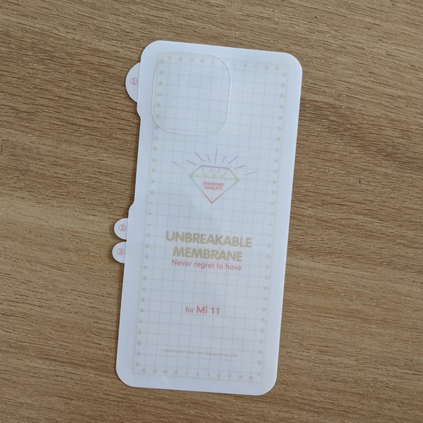 Miếng dán PPF chống xước mặt lưng Xiaomi Mi 11