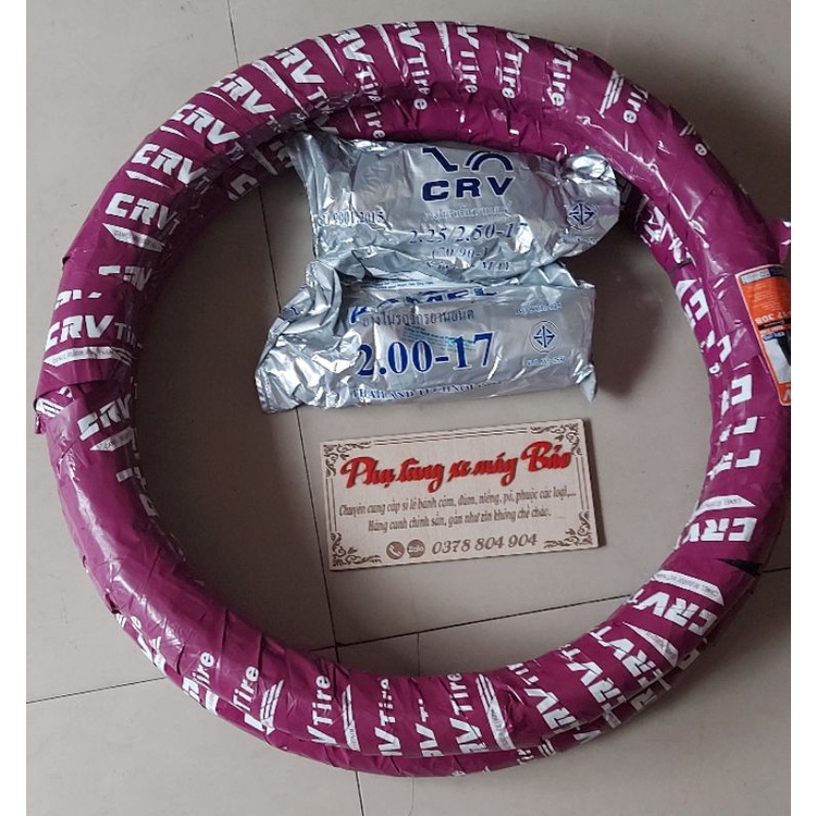 Vỏ ruột crv 50/60/70-17in gắn đc tất cả các dòng xe số  sài niềng 1.2 và 1.4/17