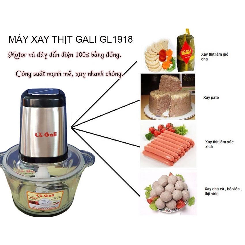 MÁY XAY THỊT GALI GL 1918