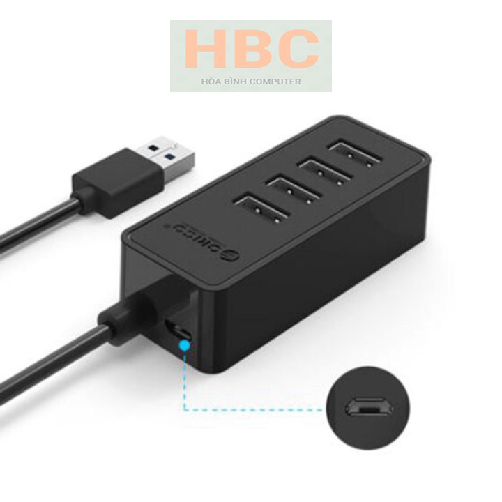 Bộ chia usb orico 4 cổng | Hub usb orico 4 ports