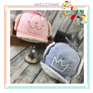 XẢ KHO_Mũ phi công lót lông hình vương miện