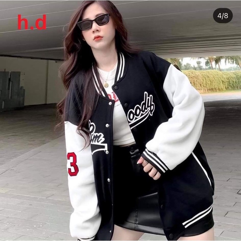 ÁO KHOÁC BOMBER JACKET BM 23Chất gió vs nỉ mềmhàng 1 lớp cổ, tay áo và gấu áo có bo dệt xịn&lt; 55kgphong cách hàn quốc