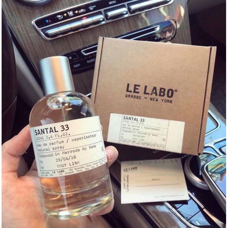 Nước hoa nam nữ Unisex Le Labo Santal 33 - Hương thơm của gỗ nhẹ nhàng lôi cuốn