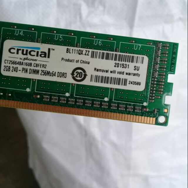 Ram 2Gb DDR3 Buz 1333