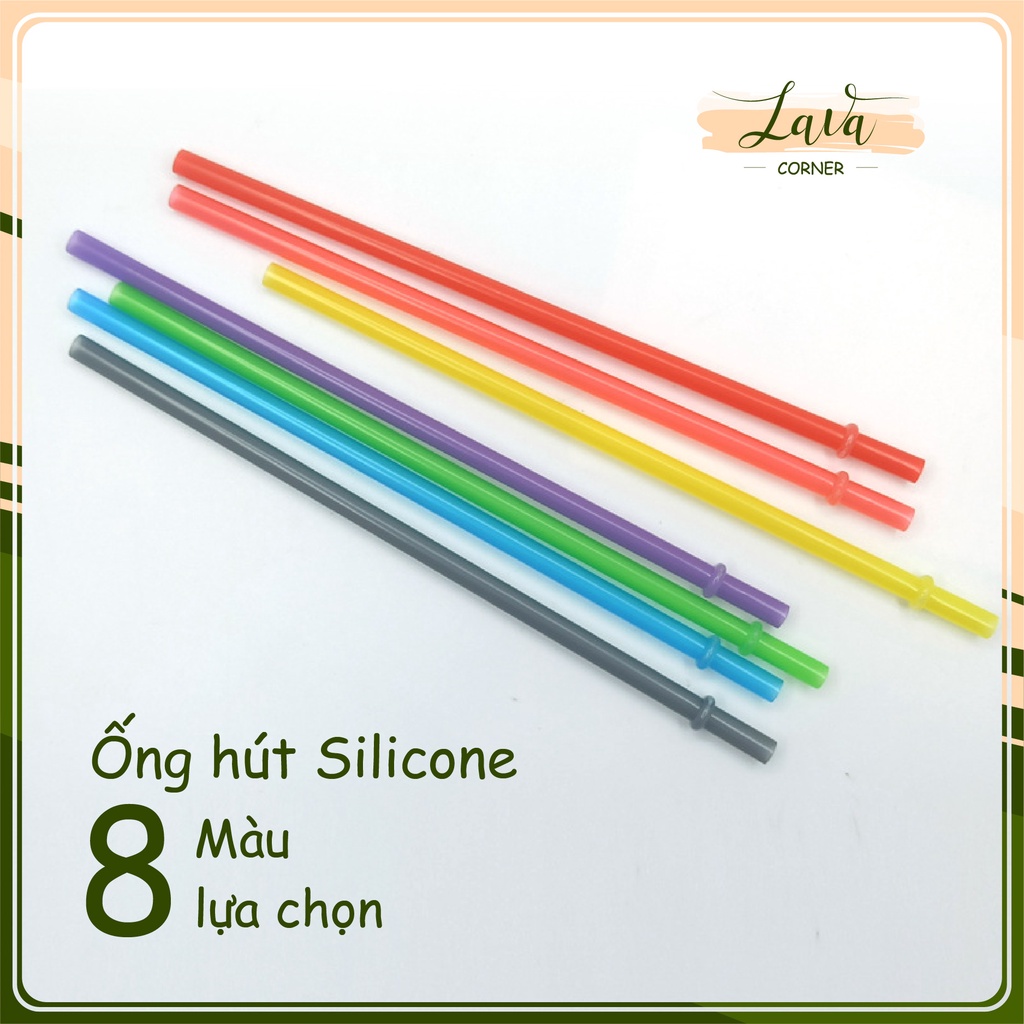 Combo 5-10 Ống Hút Nhựa Cứng Cao Cấp Sử Dụng Nhiều Lần Bảo Vệ Môi Trường