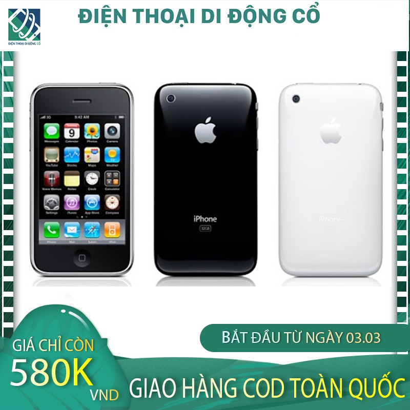 【CÓ VIDEO】Điện Thoại Cổ Iphone 3GS 16GB ZIN, Tặng Kèm Sạc Cao Cấp - BẢO HÀNH 12 THÁNG 1 ĐỔI 1 TRONG 1 THÁNG ĐẦU TIÊN