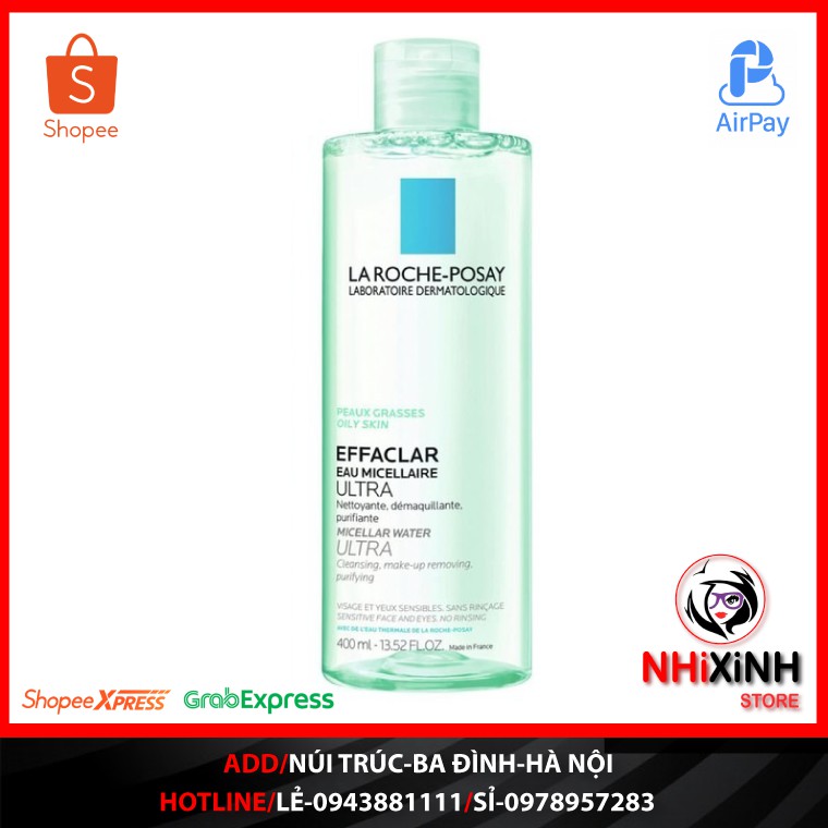 Nước Tẩy Trang La Roche-Posay Eau Micellaire Ultra 400ml