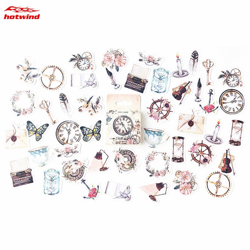 Set 46 Hình Dán Trang Trí Phong Cách Cổ Điển Xinh Xắn