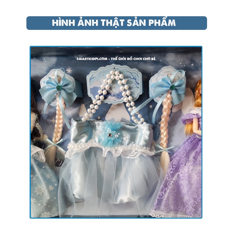 - Búp bê elsa công chúa băng, búp bê công chúa đồ chơi cho bé gái, hộp quà tặng cho bé