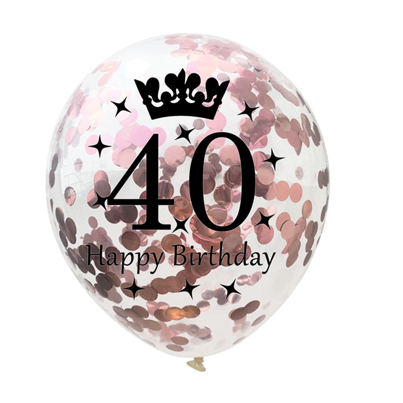 Bong Bóng Latex 12 Inch 18th Birthday 18 21 30 40 50 60th Dùng Trang Trí Tiệc Sinh Nhật / Tiệc Cưới