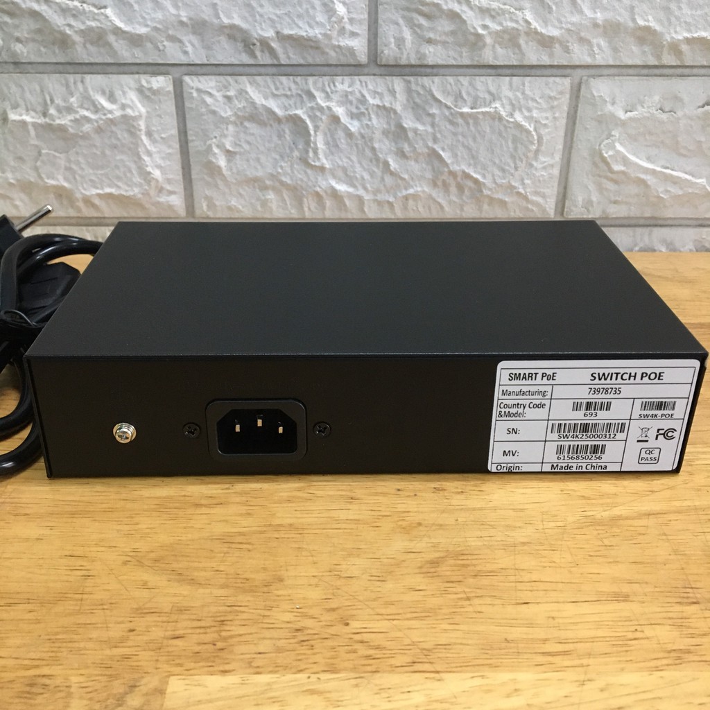 SWITCH POE SMART CHÍNH HÃNG 6 PORT