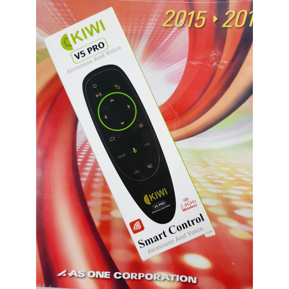 Remote Điều khiển chuột bay giọng nói Kiwi V5 PRO, tích hợp con quay hồi chuyển- Hàng chính hãng theo máy Fullbox