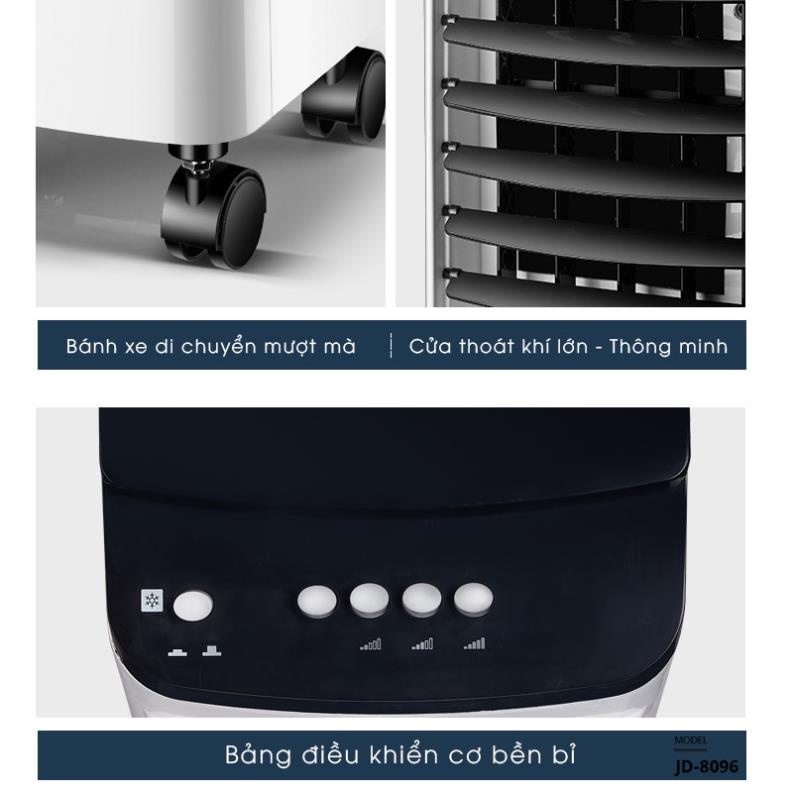 Quạt Điều Hòa Hơi Nước Mini Kaisa Villa, Máy làm mát không khí, Vận Hành Êm ái, Tặng 2 cục đá khô