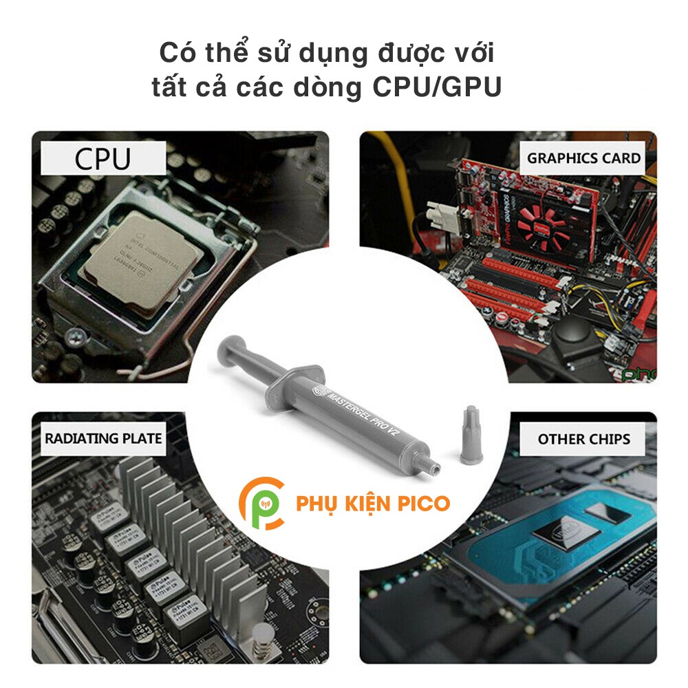 Keo tản nhiệt CPU Cooler Master MasterGel Pro V2 – Kem tản nhiệt CPU MasterGel Pro V2