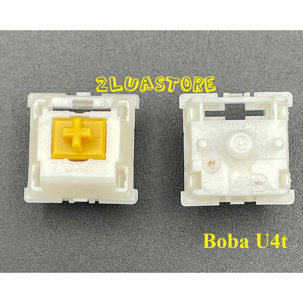 Công tắc bàn phím cơ Switch Gazzew Boba U4T Tactile Thocky | Boba LT Linear Thocky