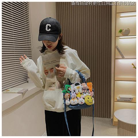 Túi Xách Vải canvas In Hoạt Hình Dễ Thương Thời Trang Cho Nữ 2021