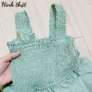 Đầm maxi dây xoè