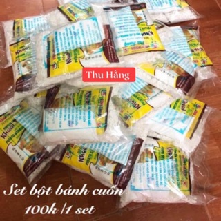 Sét tinh bột gạo làm bánh cuốn