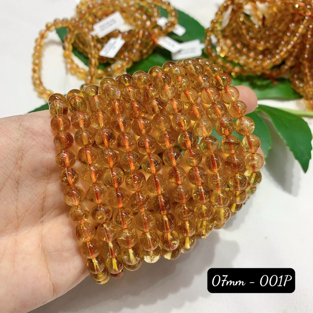 Vòng Tay Thach Anh Vàng 3A 8-13mm Vừa Cập Bến