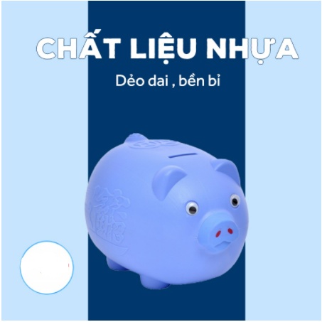 Lợn nhựa tiết kiệm tiền cho bé 3 size Việt Nhật