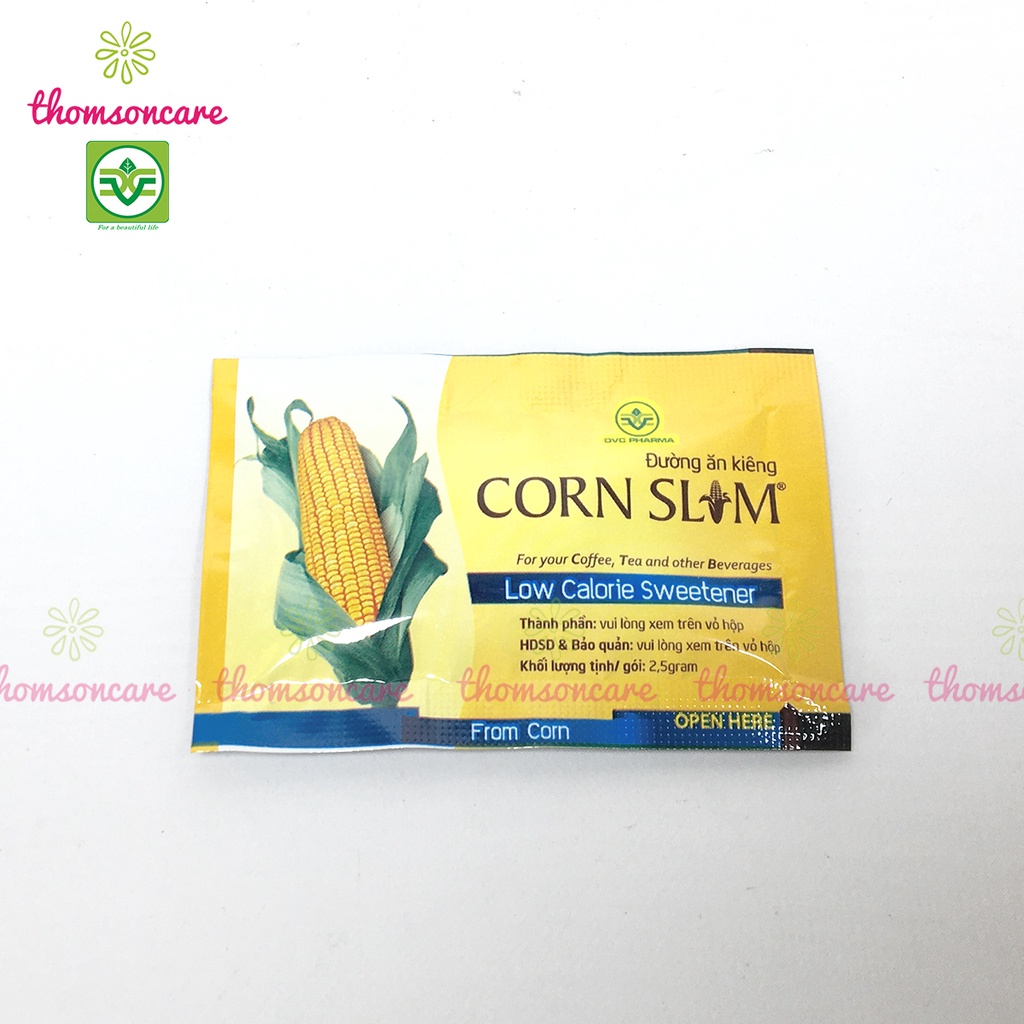 Đường ăn kiêng Cornslim làm từ đường bắp Corn Slim, từ ngô, thấp calo cho người tiểu đường, giảm cân