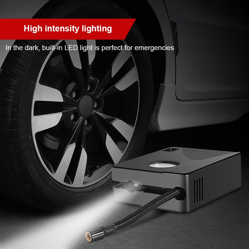 Máy Bơm Lốp Xe Kỹ Thuật Số 12V 100PSI