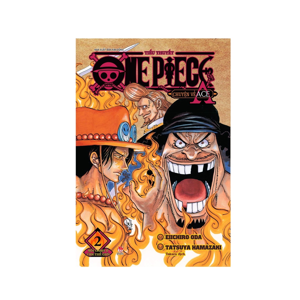 Sách - Tiểu Thuyết One Piece: Chuyện Về ACE Tập 2 - Nổi Danh Ở Tân Thế Giới - 8935244855982