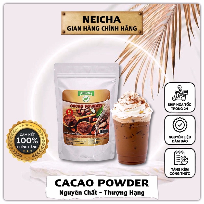 Bột Cacao Powder Neicha 500gr/ NGUYÊN LIỆU PHA CHẾ ĐỒ UỐNG, LÀM BÁNH, LÀM KEM thơm ngon hoàn hảo.