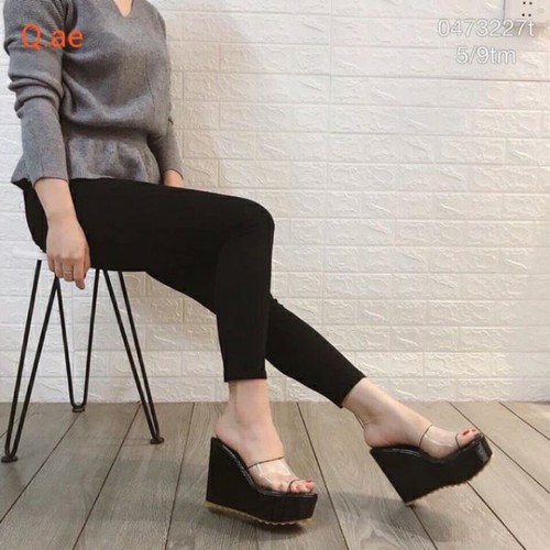 Dép xuồng quai trong 9cm siêu êm