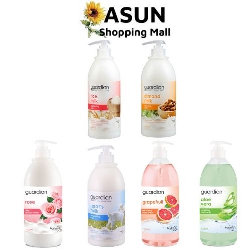 Sữa Tắm Dưỡng Sáng, Mịn Da, Cấp Ẩm, Phục Hồi Sâu Guardian 1000ml Malaysia