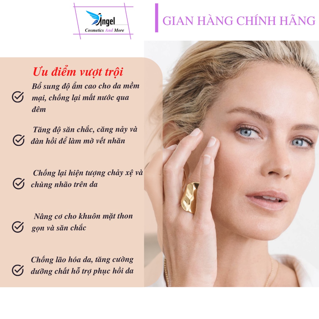 Kem dưỡng nâng cơ săn chắc ban đêm da mặt và cổ  Estee Lauder Resilience dưỡng da chuyên sâu 15ml