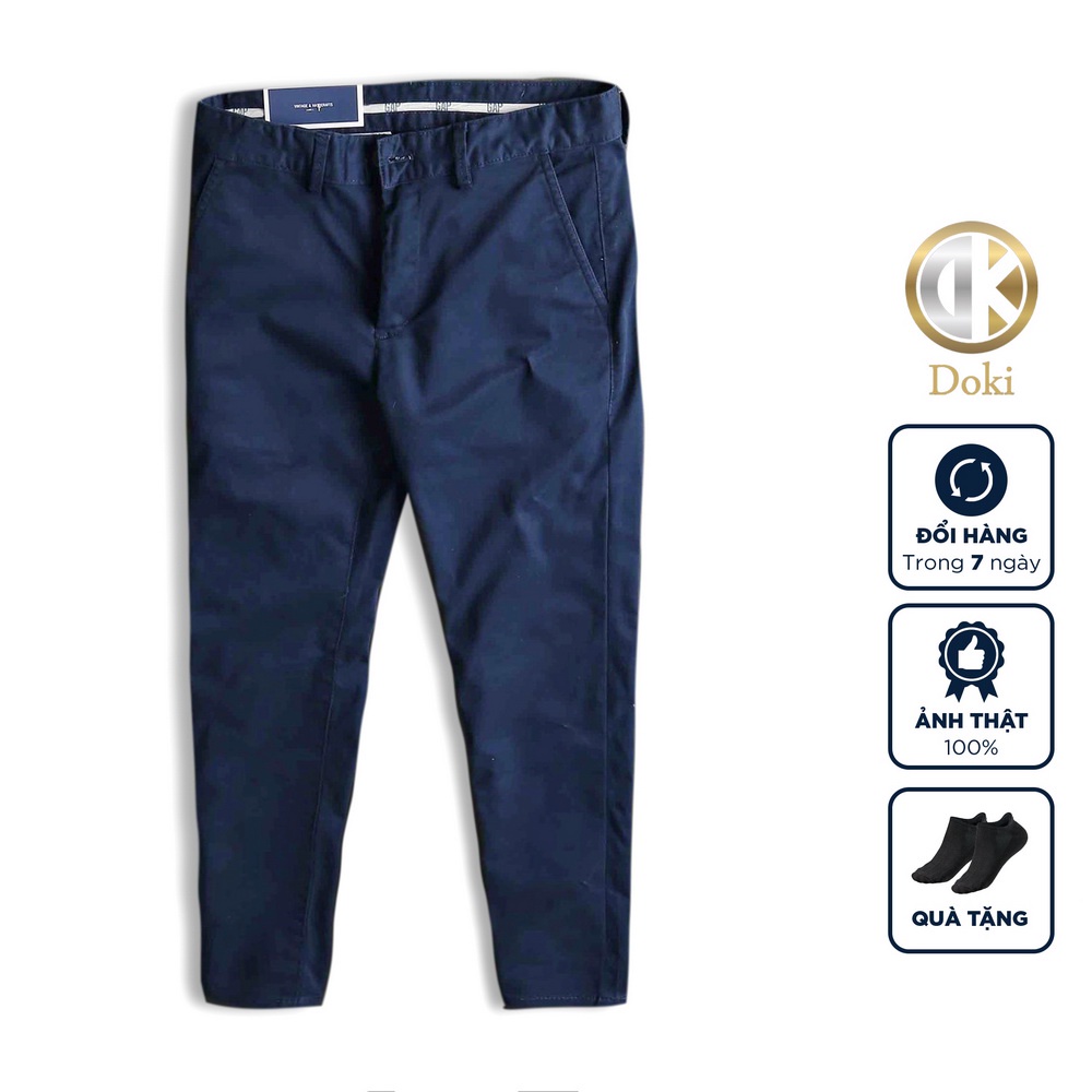 Quần Kaki Nam Cao Cấp Màu đẹp KC-08 Quần kaki dáng đứng Hàn Quốc chất vải cotton co giãn - DOKI