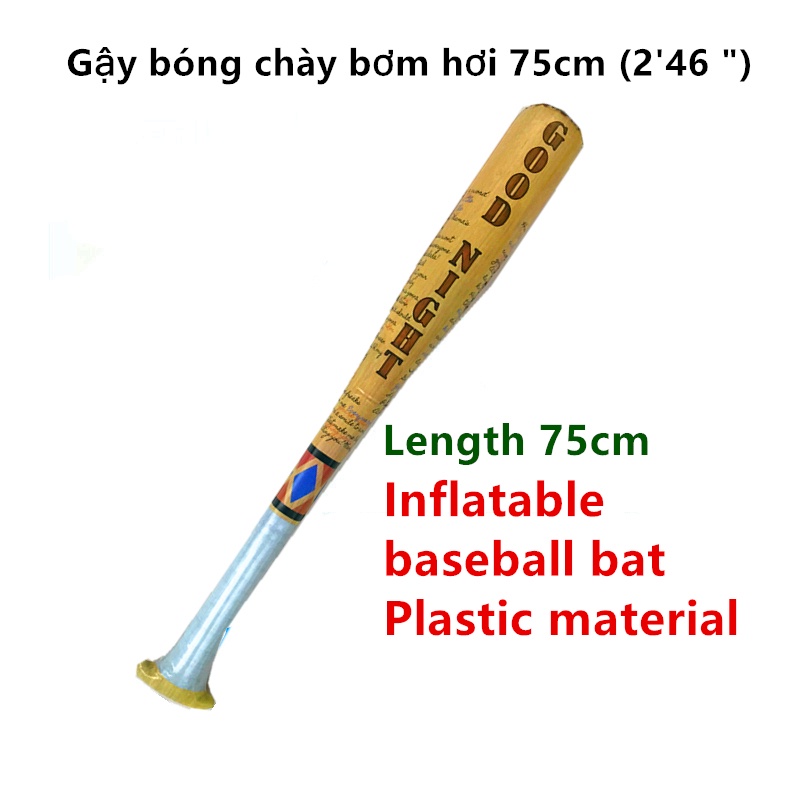 Bộ Áo Khoác + Áo Thun + Quần Short + Gậy Bóng Chày Bơm Hơi In Hình Harley Quinn Cá Tính