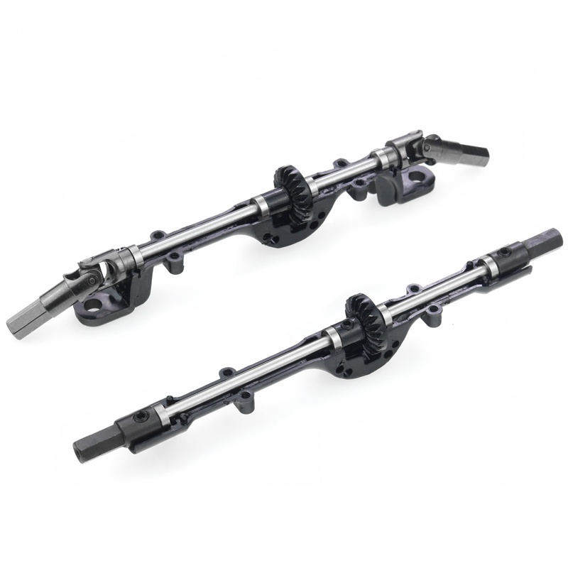 Set 2 trục trước và sau cho xe hơi điều khiển từ xa WPL C14 C24 C34 C44 C24-1 1/16