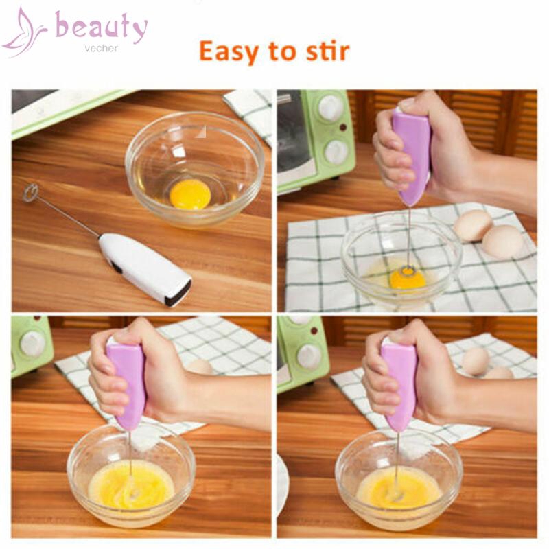 Dụng Cụ Đánh Trứng Mini Đa Năng Bằng Thép Không Gỉ