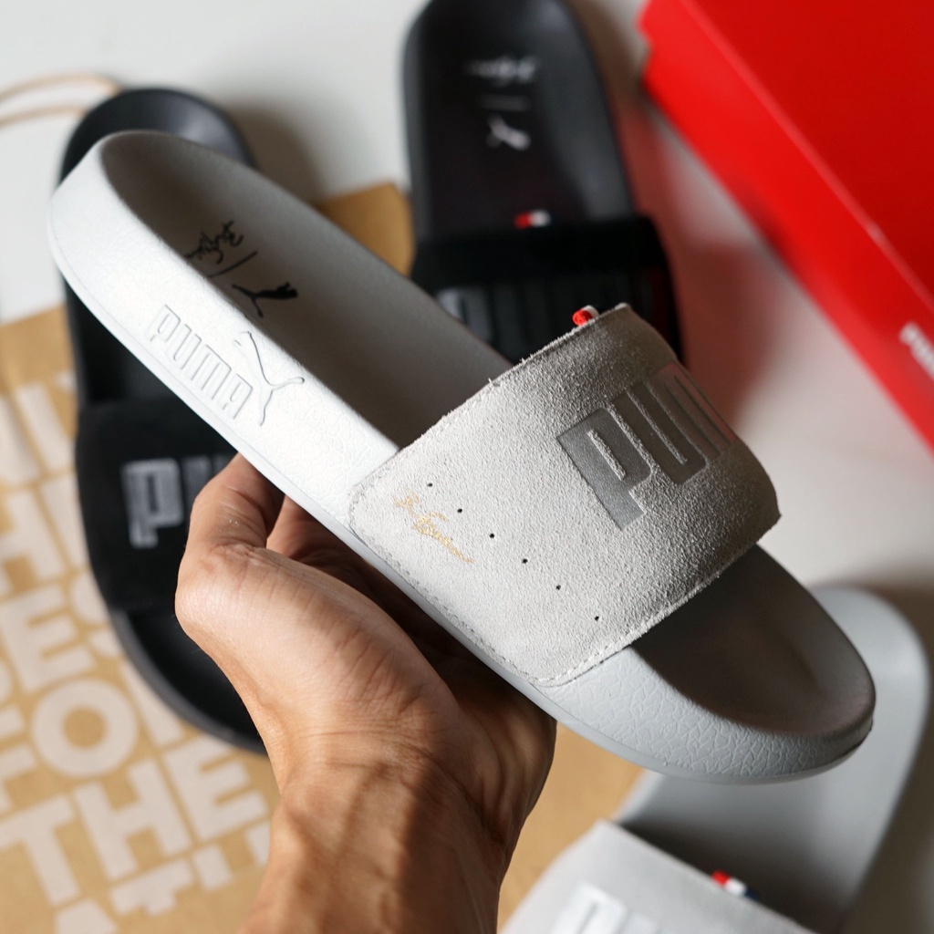 Dép cao su quai ngang Puma Bigsean, unisex, mang êm chân, đế chống trơn trượt