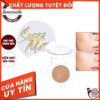 SIÊU SALE Phấn Nước Kiềm Dầu, Che Phủ Tốt Lemonade Supper Matte Cushion SPF50+/PA+++ 15g