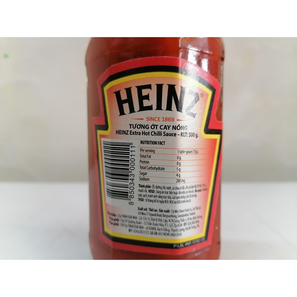 TƯƠNG ỚT  HEINZ Extra Hot Chilli Sauce