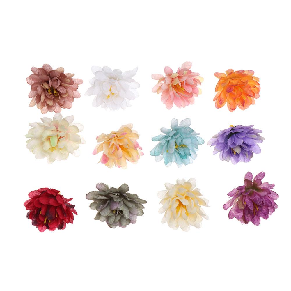 CONOPERY Bộ 20 Bông Hoa Nhân Tạo Handmade Trang Trí Sổ Lưu Niệm