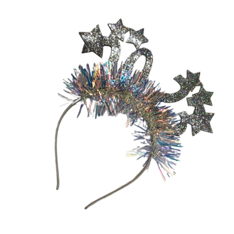 Băng Đô Cài Tóc Hình Số Lấp Lánh Dành Cho Người Lớn Và Trẻ Em