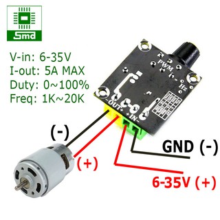 Module điều khiển tốc độ động cơ PWM (6-24V, 5A)